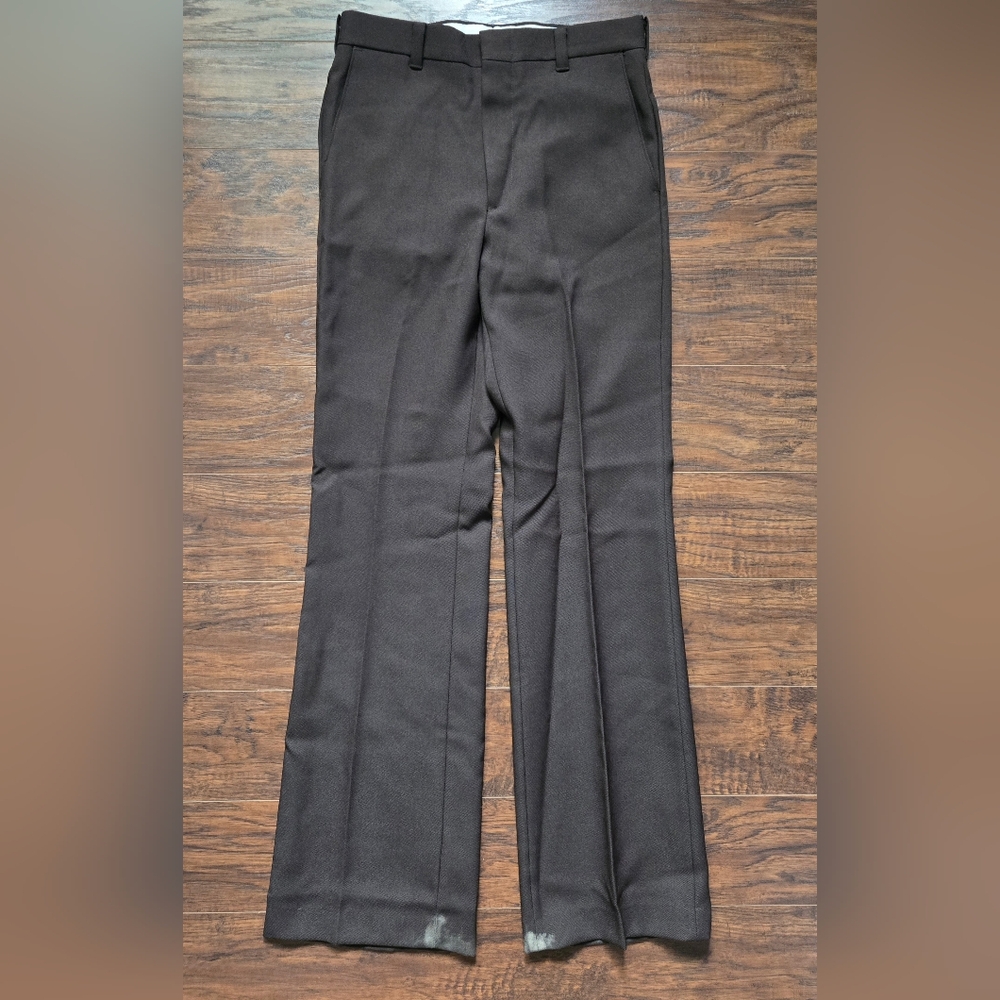 Vintage Men's Brown Levis Panatela Flared Trousers 30 X 34